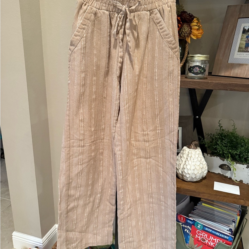 Sienna Sky Tan Textured Pants